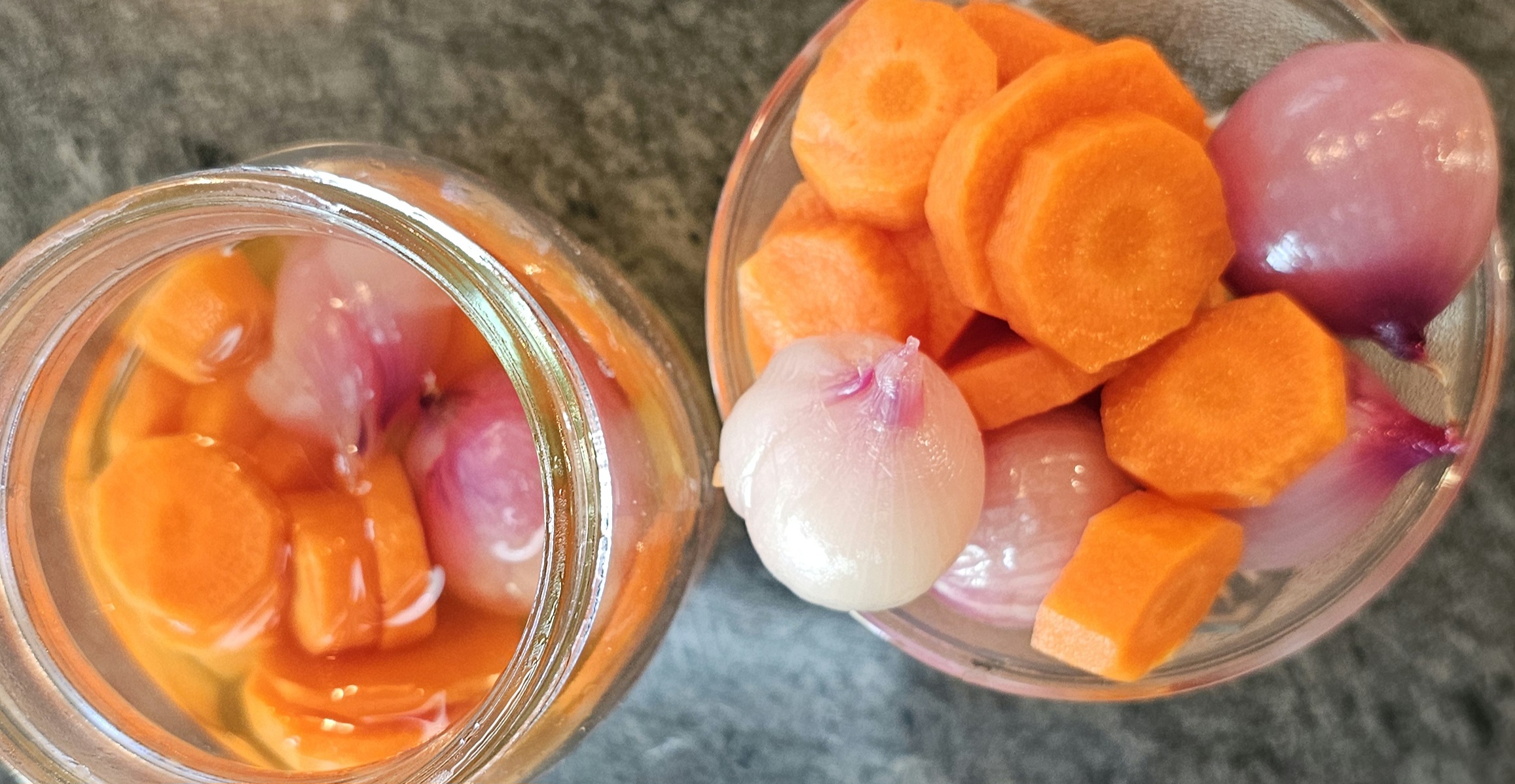 Pickled Carrots and Shallots