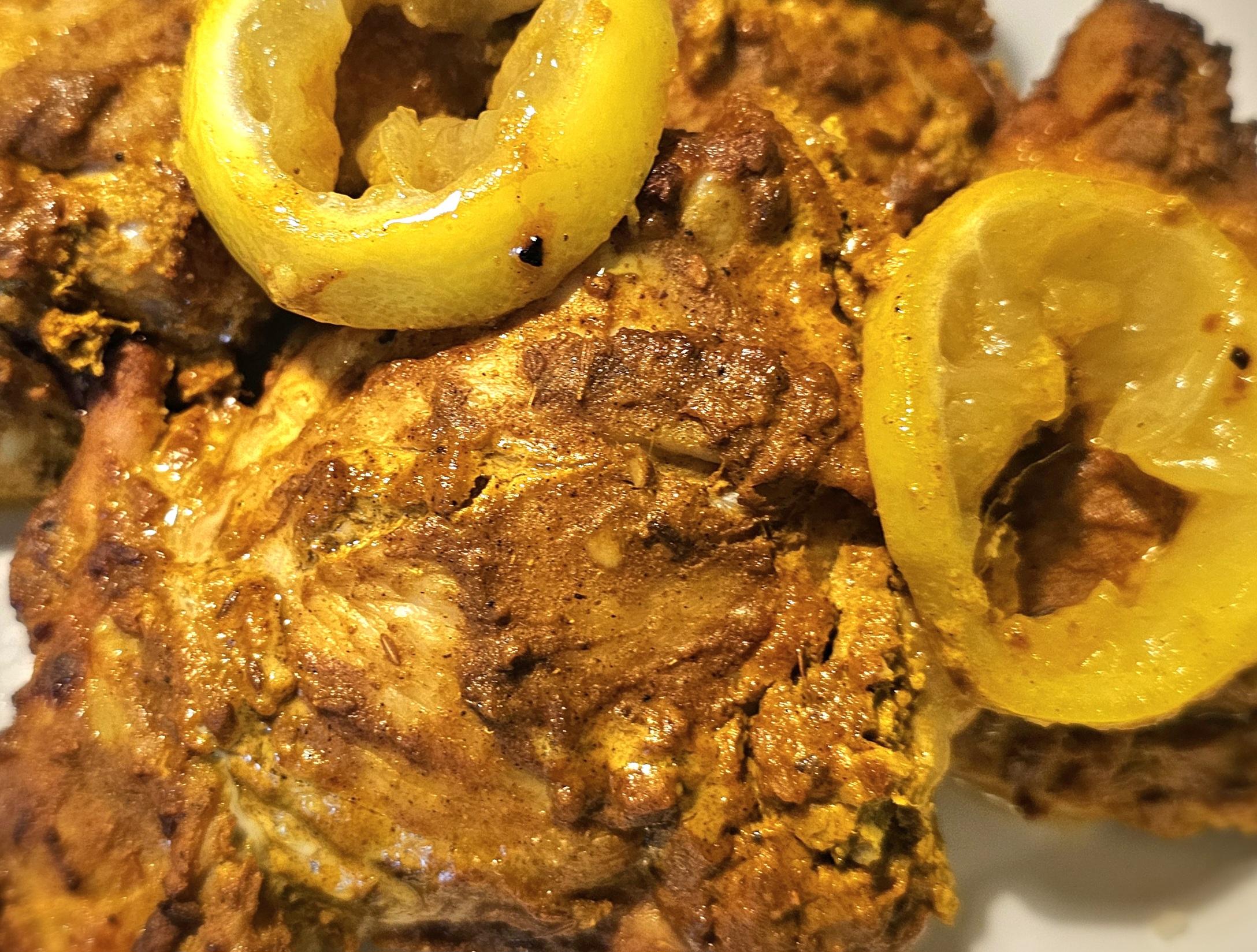 Plate of Tandoori Chicken